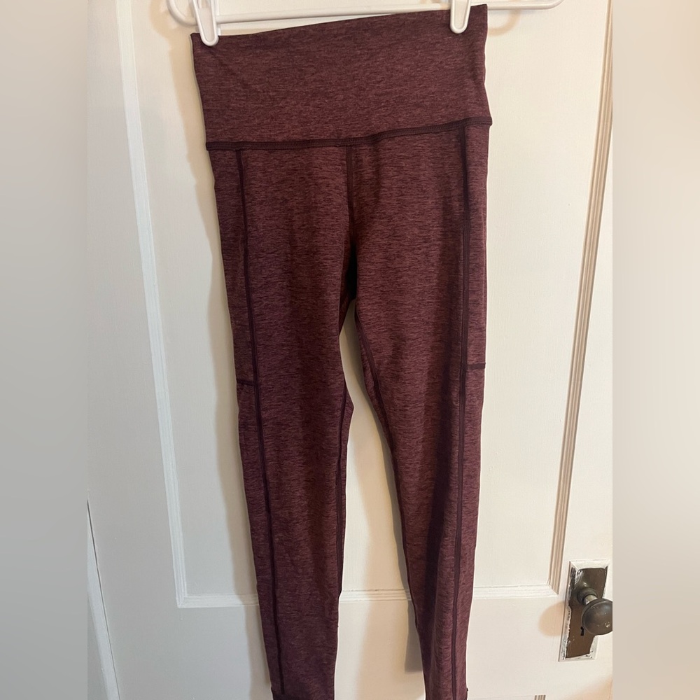 Aerie Burgundy Leggings